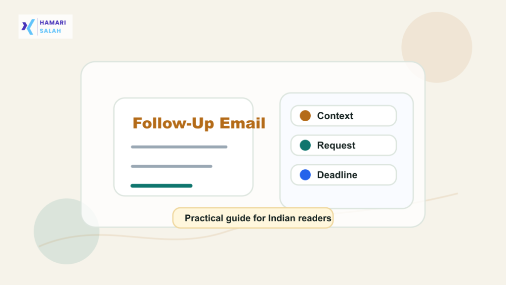 Illustration of a polite follow-up email asking a manager for pending approval.